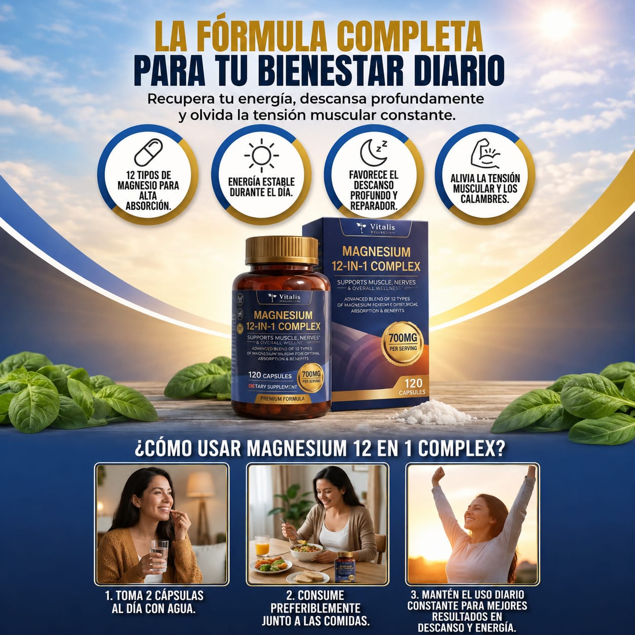 MAGNESIUN COMPLEX - LO QUE TU CUERPO NECESITA HOY ESTA EN OFERTA