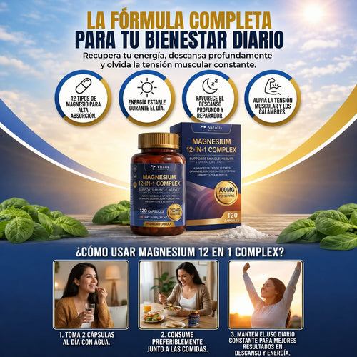 MAGNESIUN COMPLEX - LO QUE TU CUERPO NECESITA HOY ESTA EN OFERTA